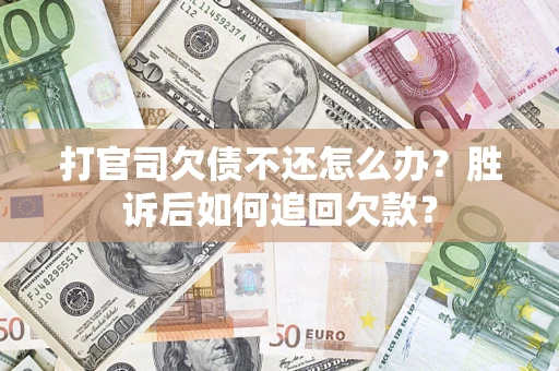北京打官司欠债不还怎么办？胜诉后如何追回欠款？