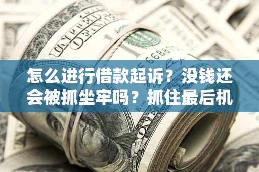北京怎么进行借款起诉？没钱还会被抓坐牢吗？抓住最后机会！