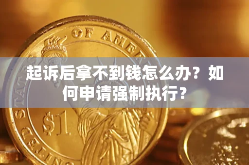 北京起诉后拿不到钱怎么办？如何申请强制执行？