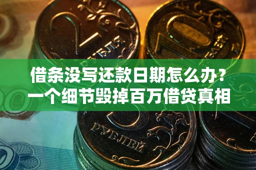 北京借条没写还款日期怎么办？一个细节毁掉百万借贷真相